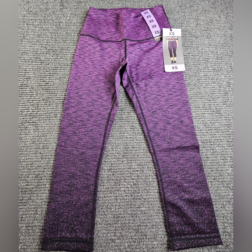 Kirkland Signature Ladies Active crop Tight Womens XS 4 Way Stretch Leggings